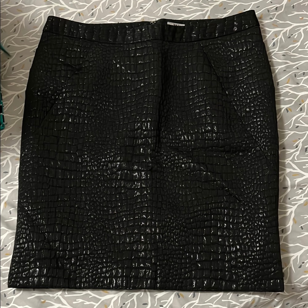Worthington Black Embellished Pencil Skirt